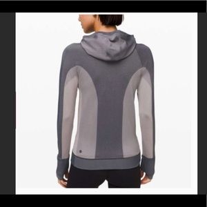 Lululemon Ebb to Train Abstract Hoodie Jacket Size 8